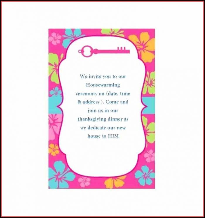 Housewarming Party Invitation Template Housewarming Party Invitation Template