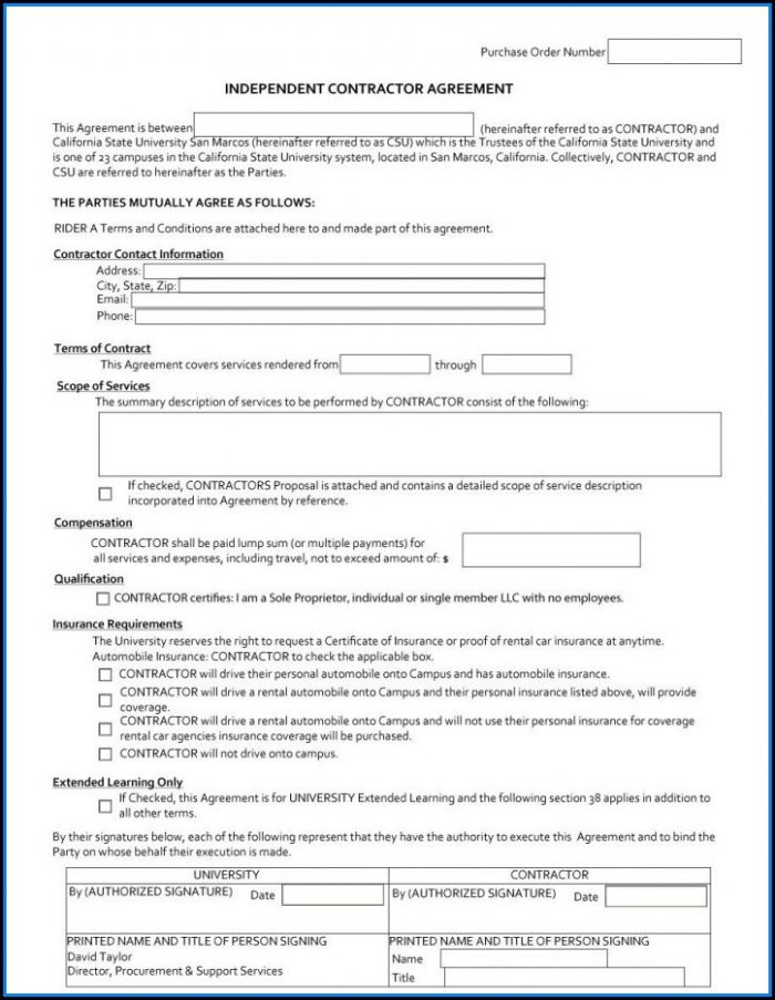 Independent Contractor Agreement Ontario Sample Independent Contractor Agreement Ontario Sample