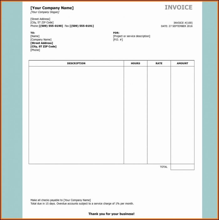 Invoice Template Open Office Uk Invoice Template Open Office Uk