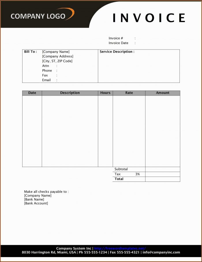 Invoice Template Word Download Free Uk Invoice Template Word Download Free Uk