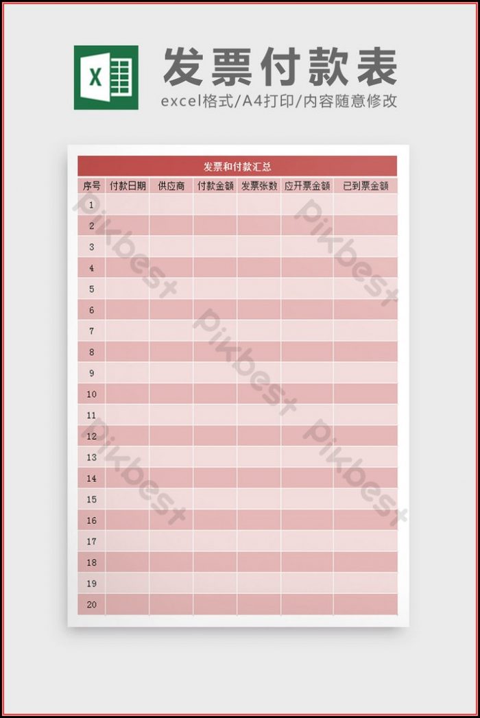 Invoice Template Xls Download Invoice Template Xls Download