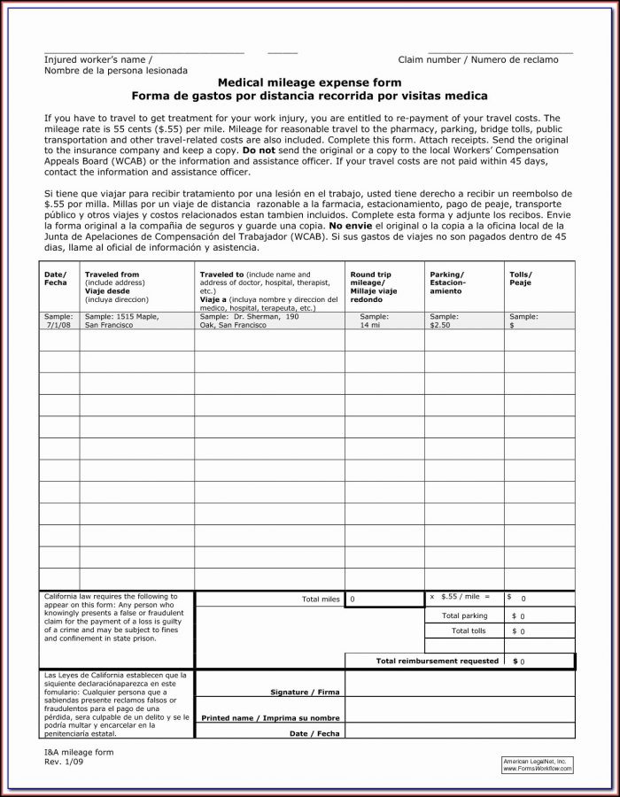 Irs Mileage Log Book Template Irs Mileage Log Book Template