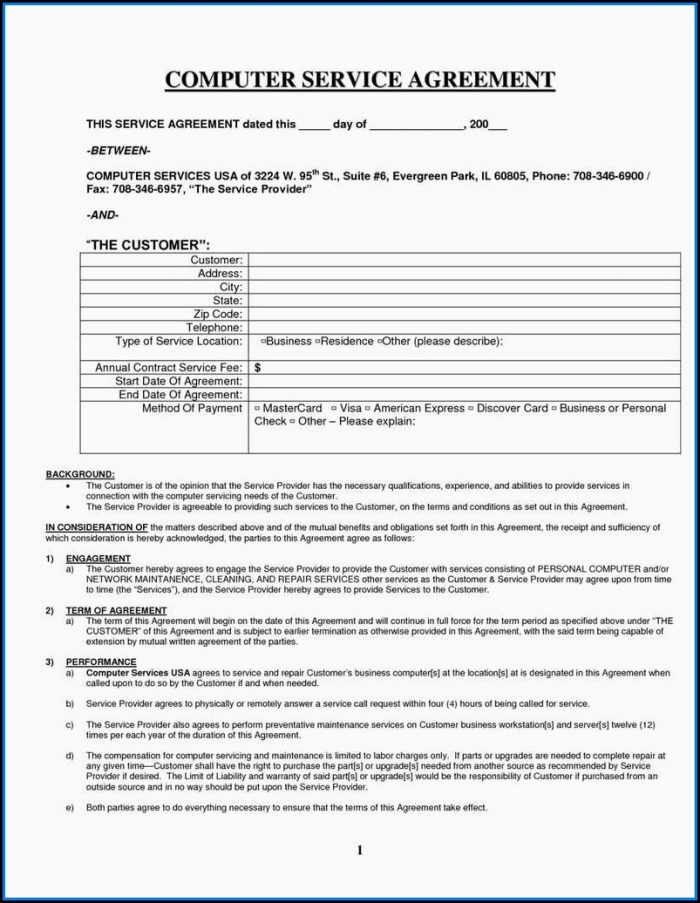 Landscape Maintenance Service Agreement Template Landscape Maintenance Service Agreement Template