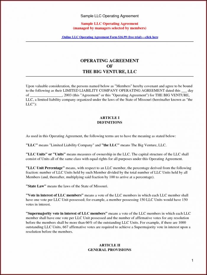 Llc Partnership Agreement Template Free Llc Partnership Agreement Template Free