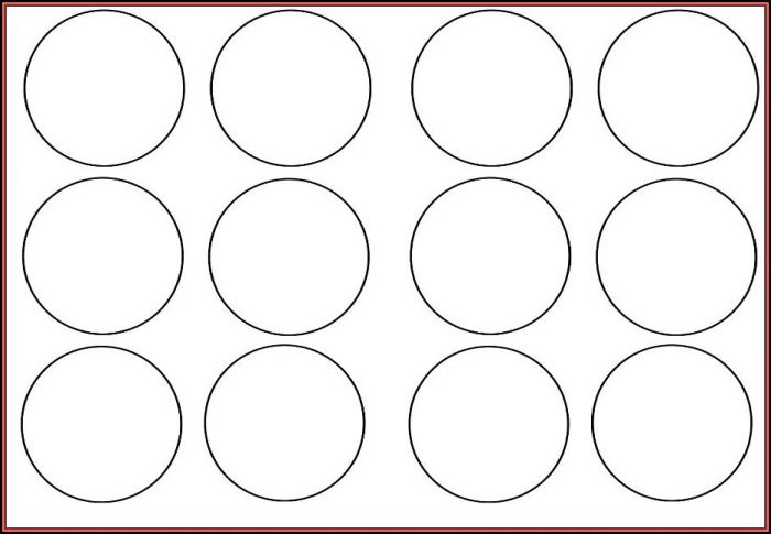 Macaron 2 Inch Circle Template Macaron 2 Inch Circle Template