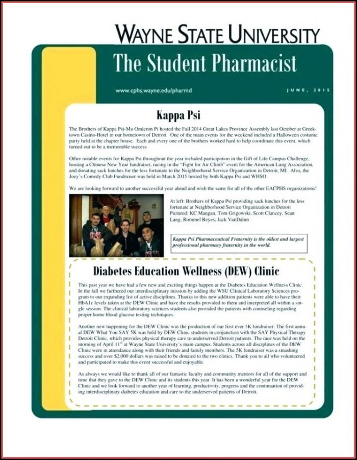 March Daycare Newsletter Templates March Daycare Newsletter Templates