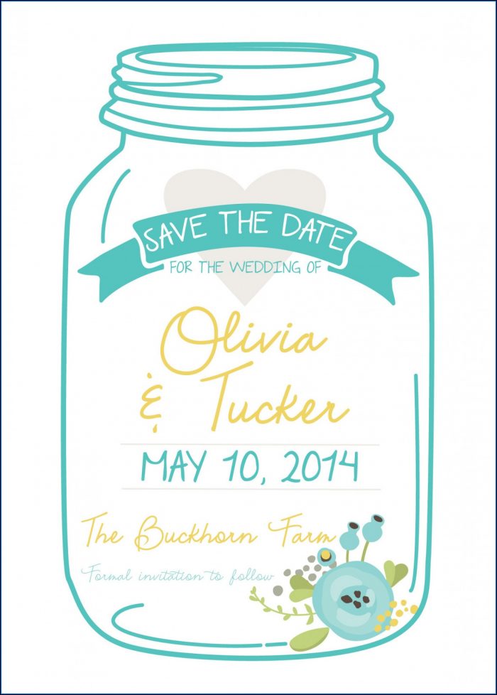 Mason Jar Invitation Template Mason Jar Invitation Template