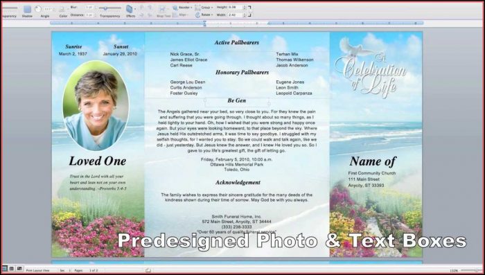 Memorial Card Template Microsoft Word Free Memorial Card Template Microsoft Word Free