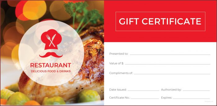 Mexican Restaurant Gift Certificate Template Mexican Restaurant Gift Certificate Template