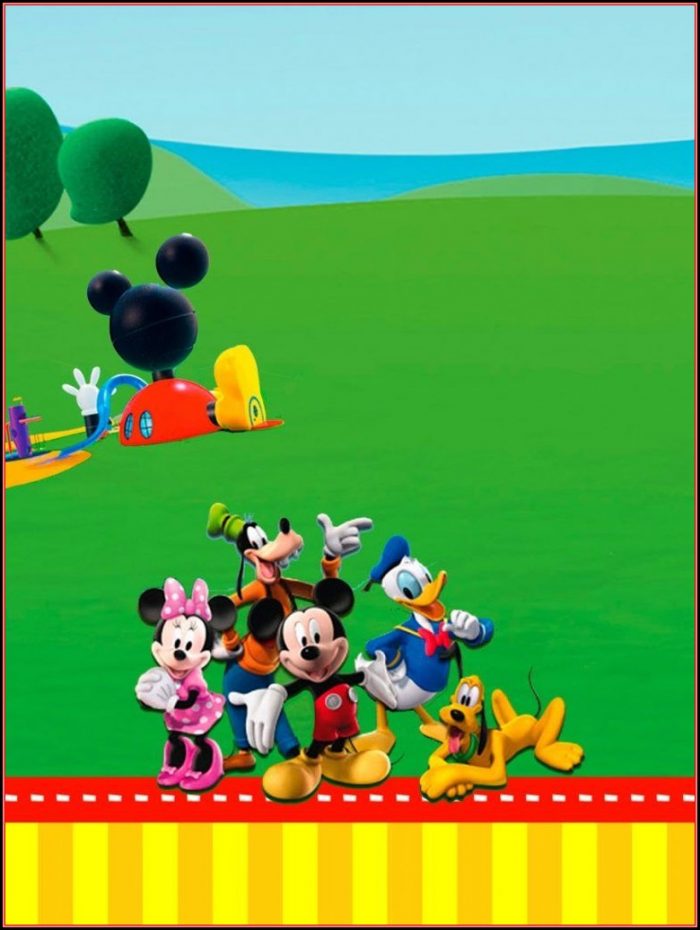 Mickey Mouse Clubhouse Invitations Template Free Mickey Mouse Clubhouse Invitations Template Free