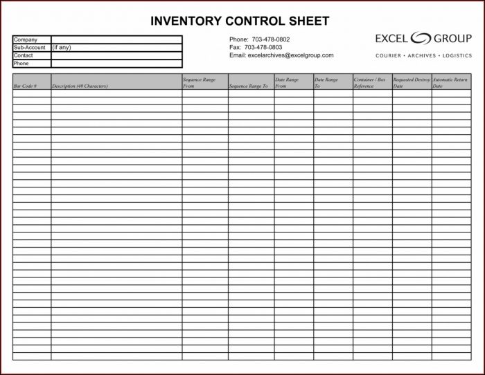 Microsoft Excel Inventory Tracking Template Microsoft Excel Inventory Tracking Template