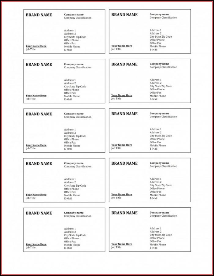 Microsoft Office Publisher Business Card Templates Microsoft Office Publisher Business Card Templates