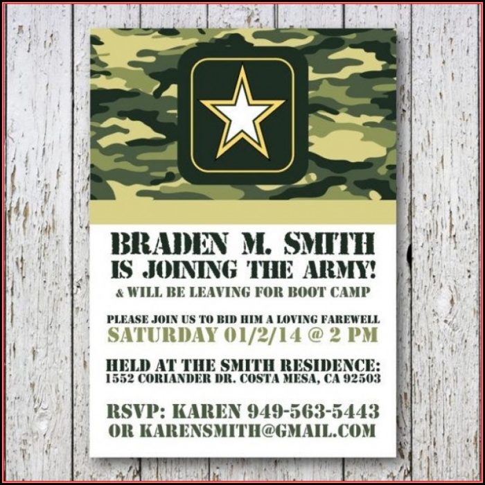 Military Going Away Party Invitation Templates Military Going Away Party Invitation Templates