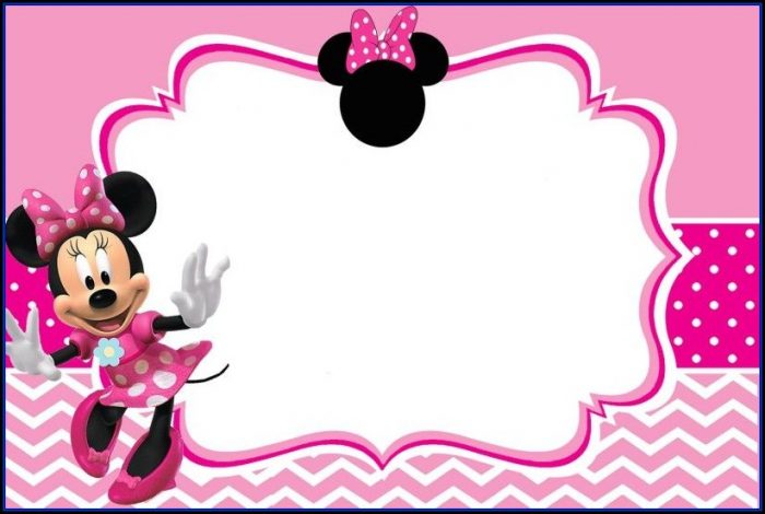 Minnie Mouse Invitations Template Free Minnie Mouse Invitations Template Free