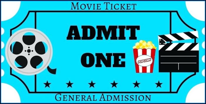 Movie Theater Gift Certificate Template Movie Theater Gift Certificate Template