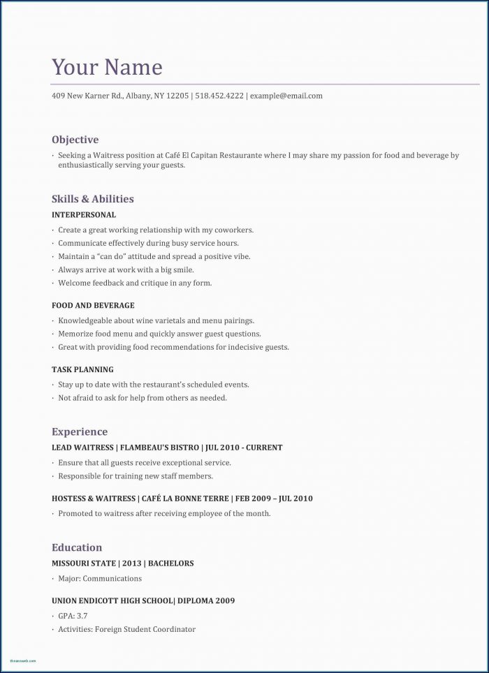 My First Job Resume Examples My First Job Resume Examples
