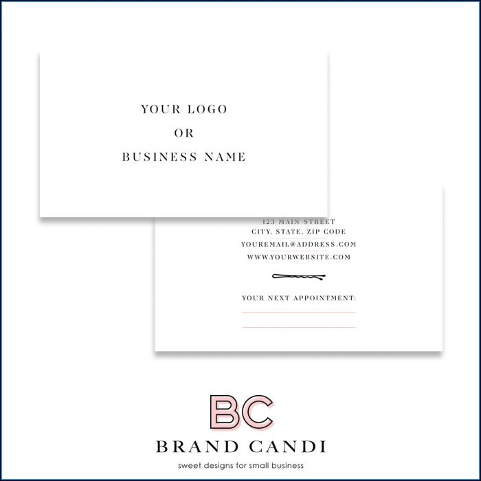 Nail Salon Business Card Template Free Nail Salon Business Card Template Free