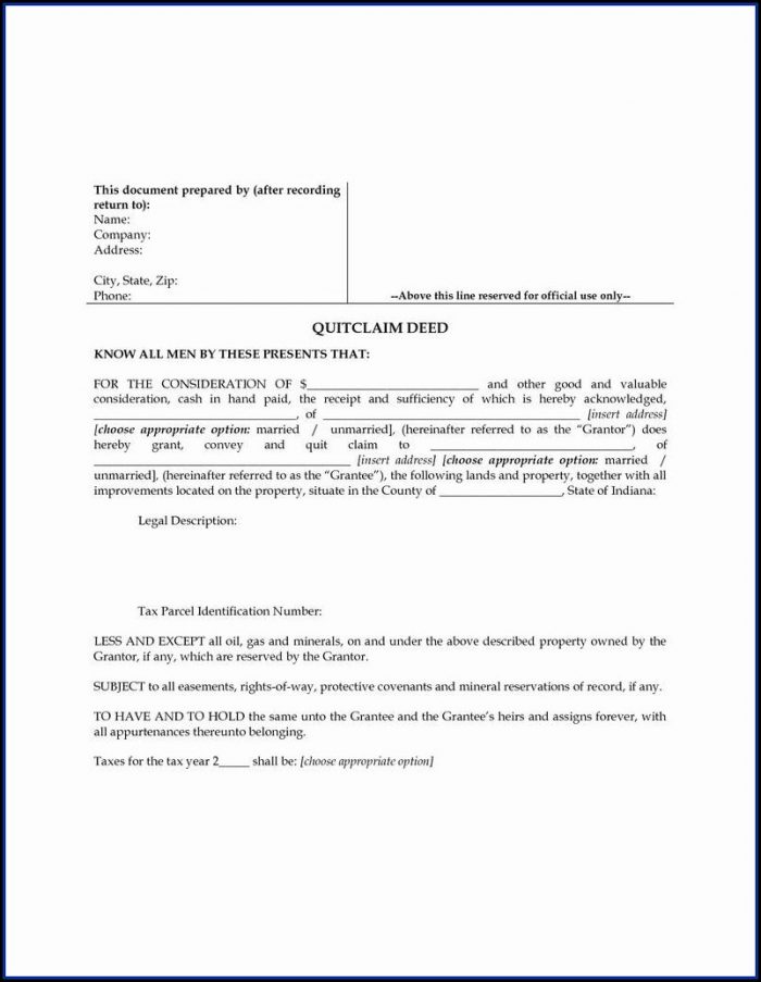 Quit Claim Deed Template Michigan Quit Claim Deed Template Michigan