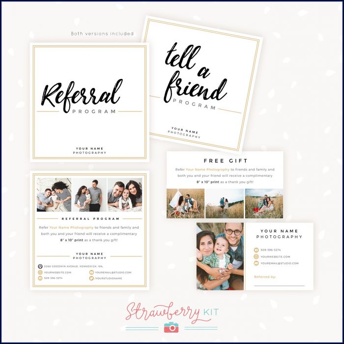 Referral Card Template Free Referral Card Template Free