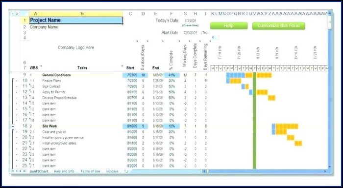 Resource And Task Management Excel Template Resource And Task Management Excel Template