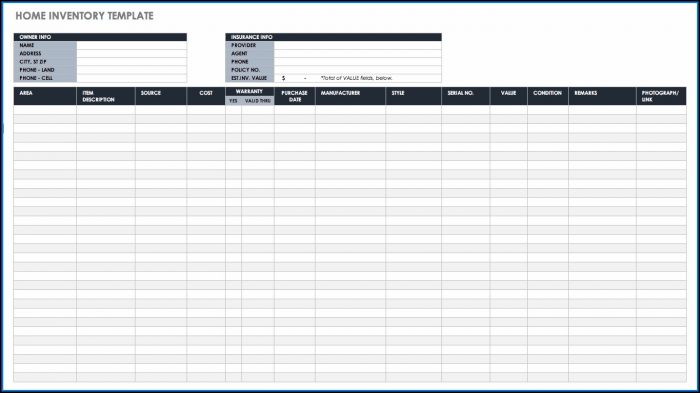 Restaurant Inventory Excel Template Restaurant Inventory Excel Template