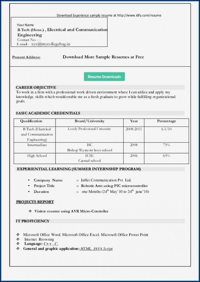 Resume Template Microsoft Word 2007 Resume Template Microsoft Word 2007