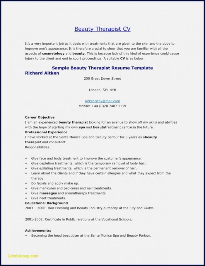 Resume Templates Cosmetology Student Resume Templates Cosmetology Student