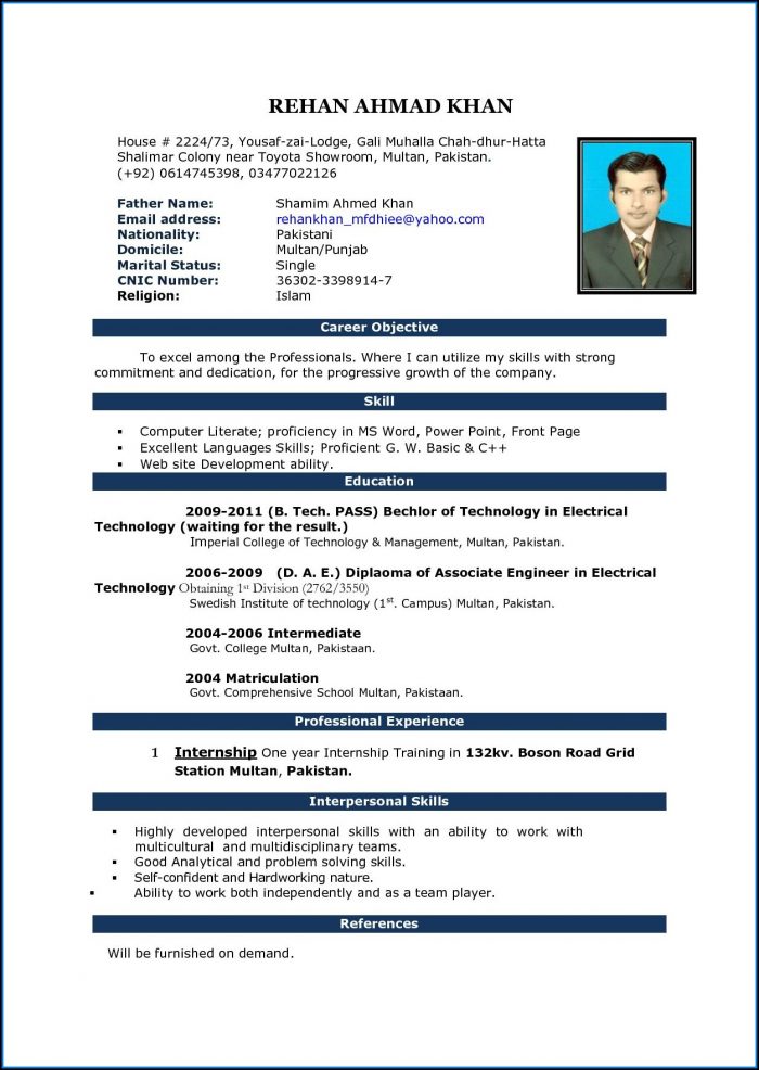 Resume Templates Microsoft Word Download Resume Templates Microsoft Word Download