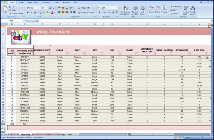 Retail Inventory Tracker Excel Template Retail Inventory Tracker Excel Template