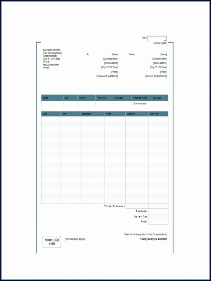 Service Invoice Template Word Download Free Service Invoice Template Word Download Free