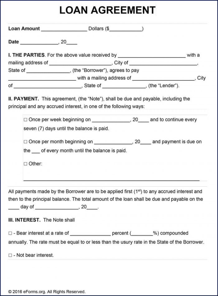 Simple Loan Agreement Template Free India Simple Loan Agreement Template Free India