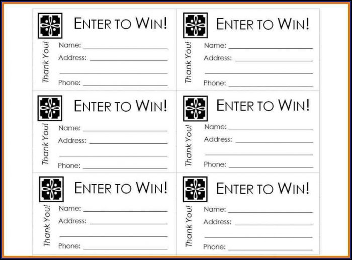 Simple Raffle Ticket Template Word Simple Raffle Ticket Template Word