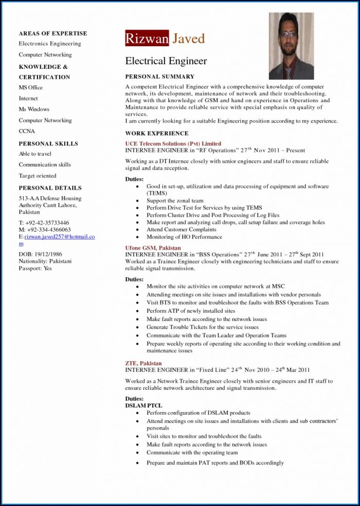 Software Cv Template Free Download Software Cv Template Free Download