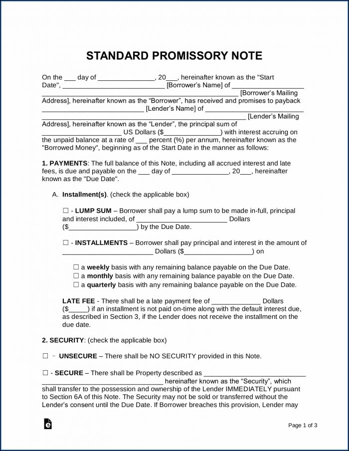 Standard Loan Agreement Template Free Standard Loan Agreement Template Free
