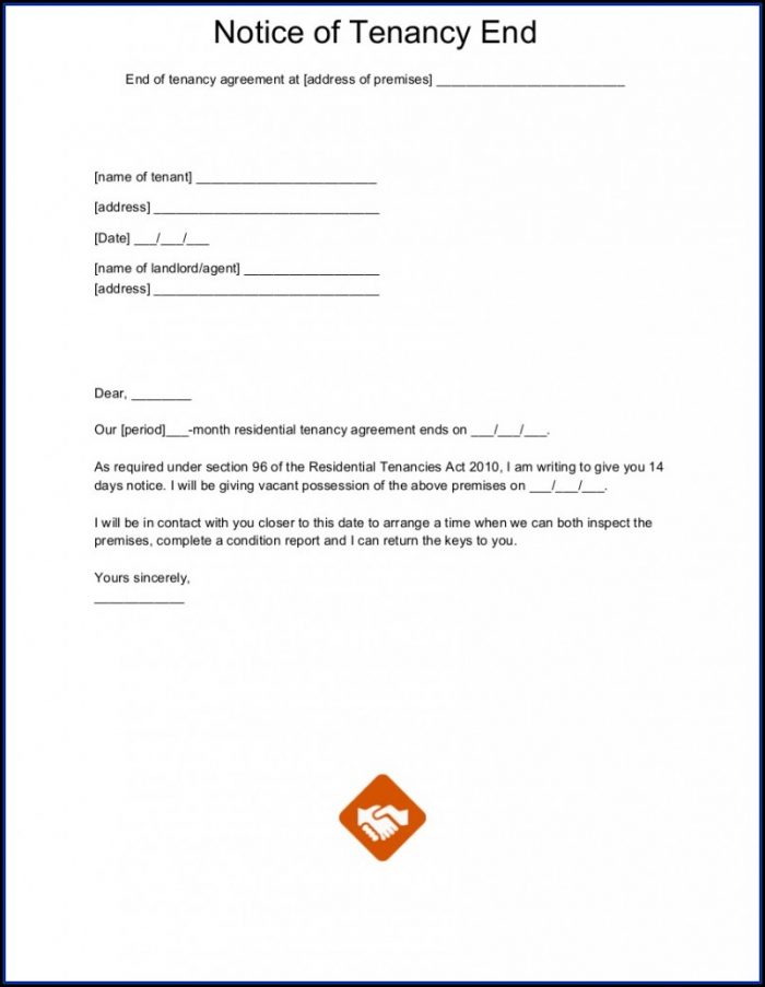 Termination Of Tenancy Agreement Template Termination Of Tenancy Agreement Template