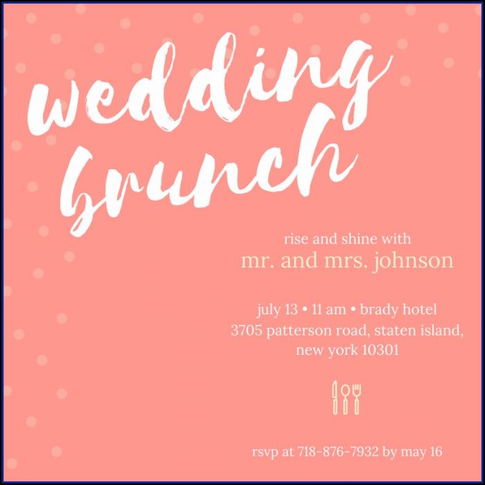 Wedding Brunch Invitation Templates Wedding Brunch Invitation Templates