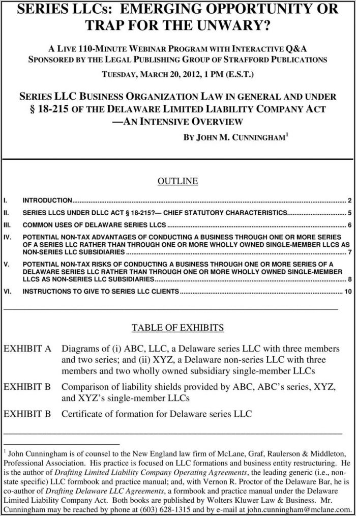 Advantages Of Forming A Delaware Llc Advantages Of Forming A Delaware Llc