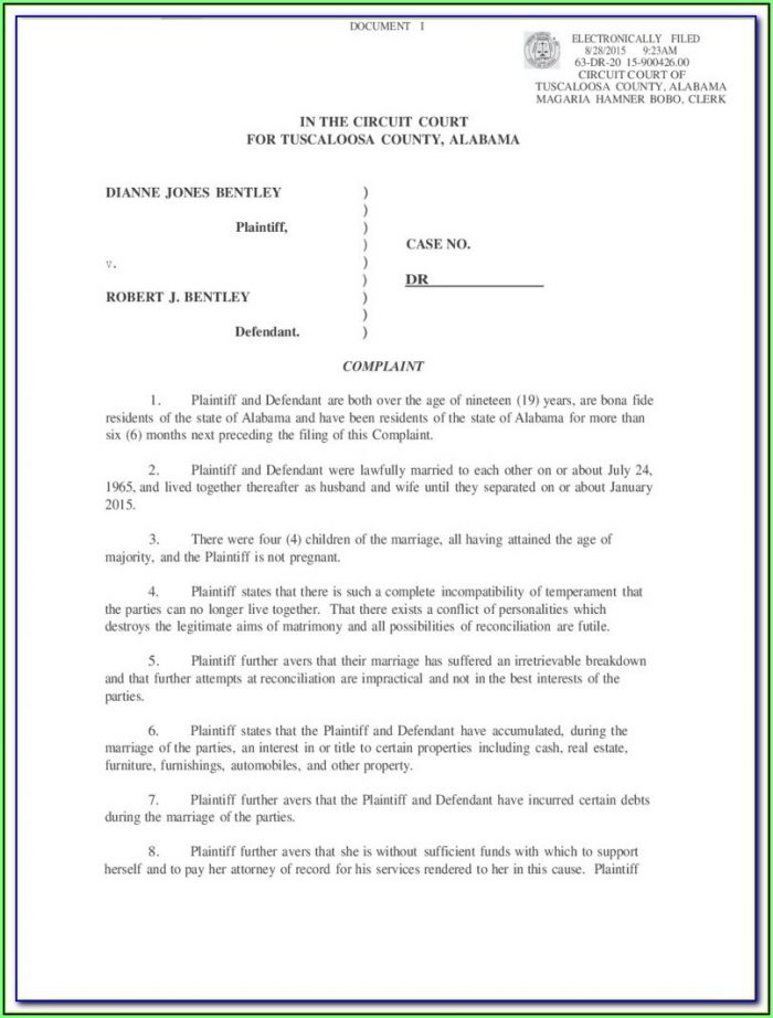 Arkansas Complaint For Divorce Form Arkansas Complaint For Divorce Form