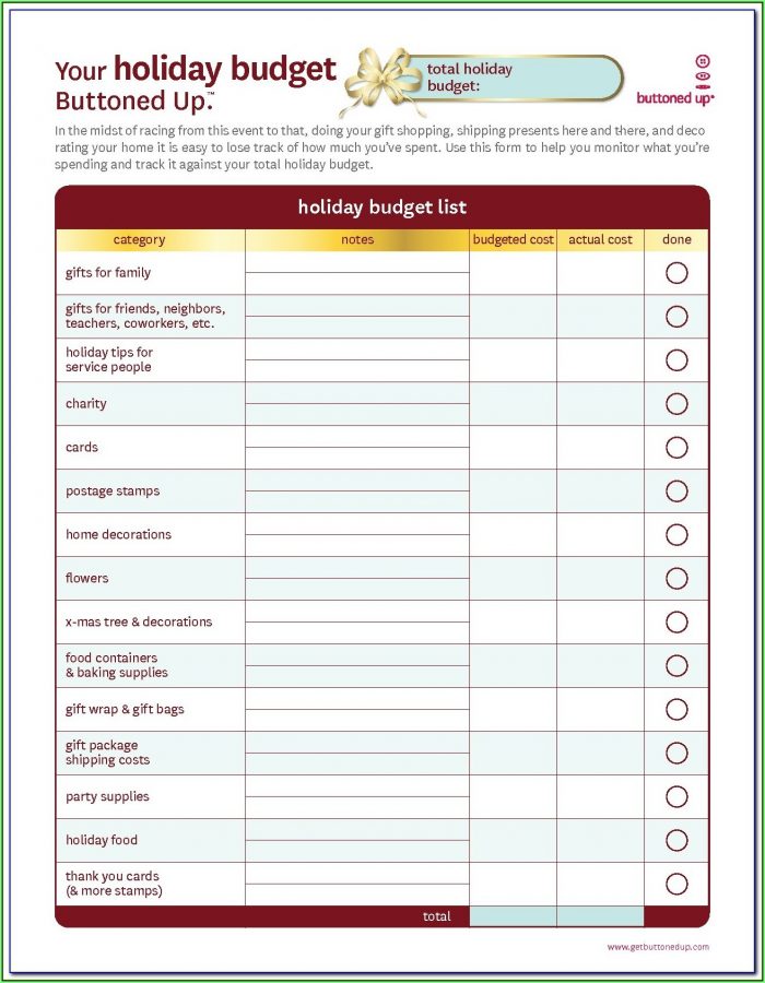 Budget Forms Free Printable Budget Forms Free Printable