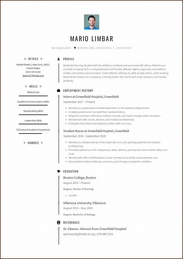 Free Nursing Resume Templates Download Free Nursing Resume Templates Download