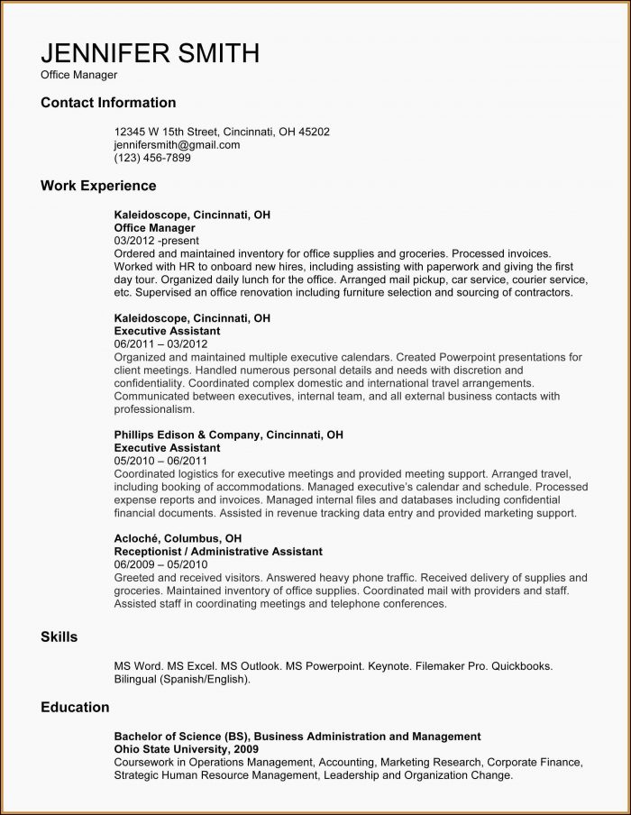 Free Resume Template For Cna Free Resume Template For Cna