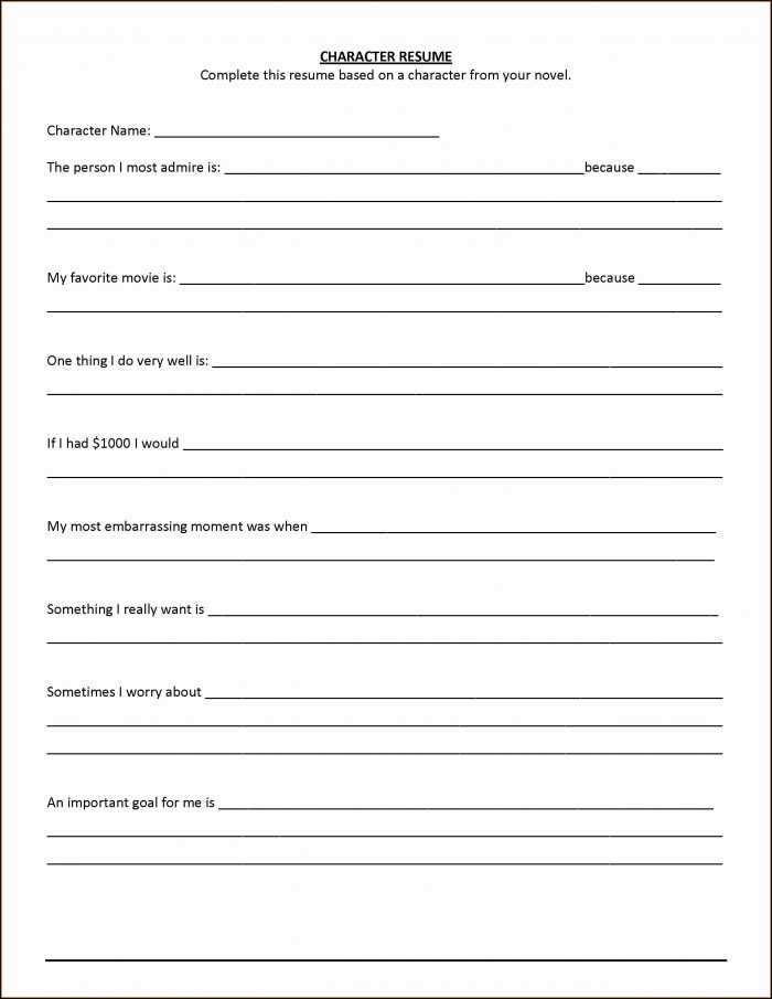 Free Resume Template Printable Free Resume Template Printable