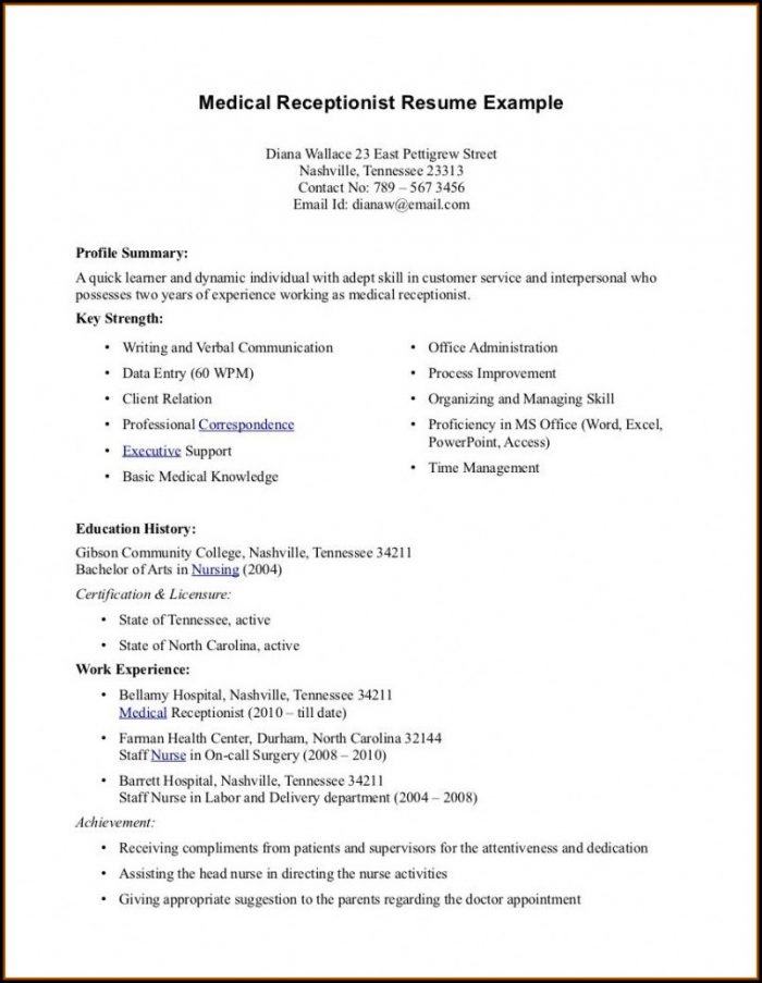 Free Sample Nursing Resume Templates Free Sample Nursing Resume Templates