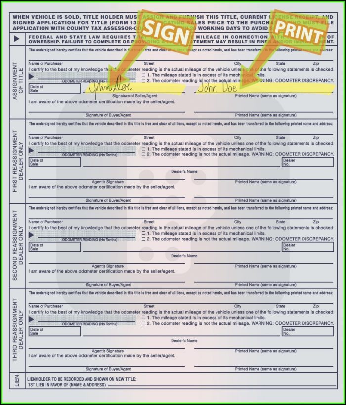 Lien Release Form Texas Title Lien Release Form Texas Title