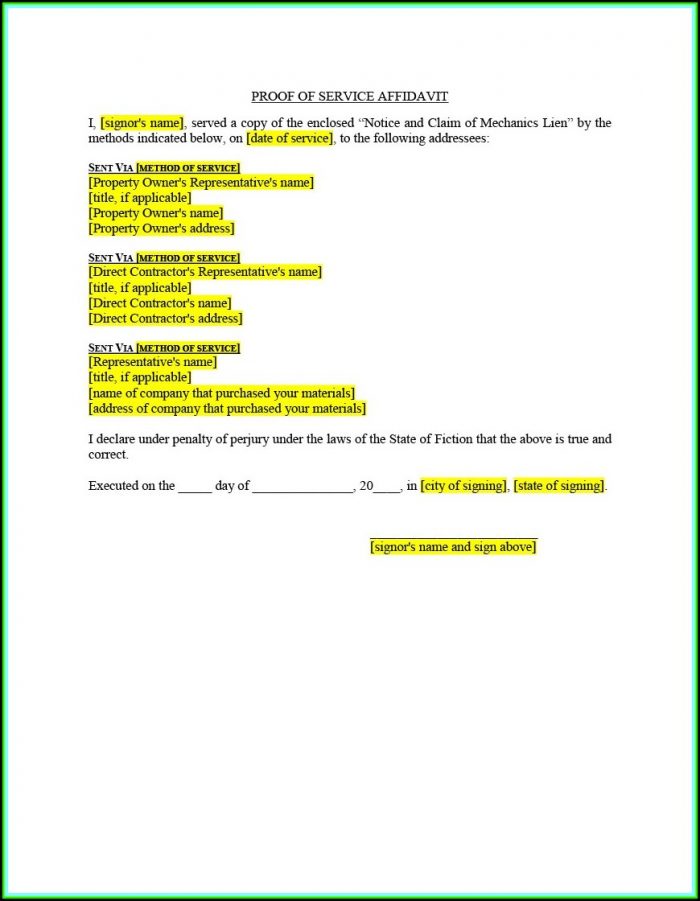 Mechanics Lien Release Form Texas Mechanics Lien Release Form Texas