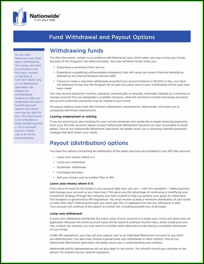 Nationwide Retirement Plan Forms Nationwide Retirement Plan Forms