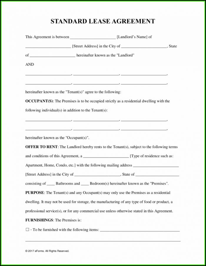 Nevada Rental Lease Agreement Form Nevada Rental Lease Agreement Form