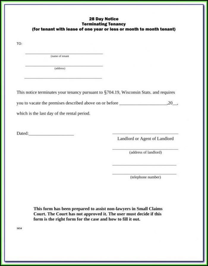 Notice To Terminate Tenancy Agreement Form Notice To Terminate Tenancy Agreement Form