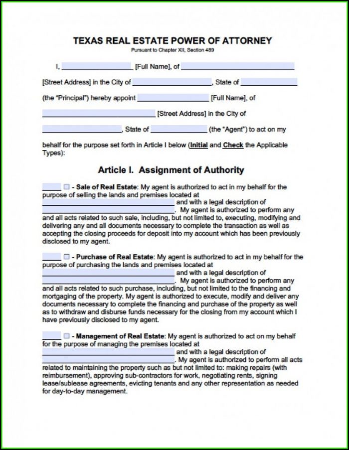 Printable Durable Power Of Attorney Form Texas Printable Durable Power Of Attorney Form Texas