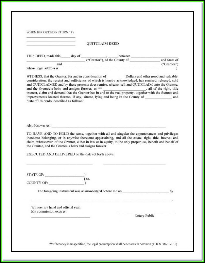 Quit Claim Deed Form Hamilton County Ohio Quit Claim Deed Form Hamilton County Ohio